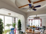 舒適的地中海風(fēng)格120平米復(fù)式餐廳裝修效果圖 舒適的地中海風(fēng)格120平米復(fù)式餐廳裝修效果圖