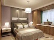 薄荷清香的田園風(fēng)格80平米三居室臥室飄窗裝修效果圖 薄荷清香的田園風(fēng)格80平米三居室臥室飄窗裝修效果圖