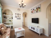 清新韓式田園風(fēng)格小戶型客廳背景墻裝修效果圖 清新韓式田園風(fēng)格小戶型客廳背景墻裝修效果圖