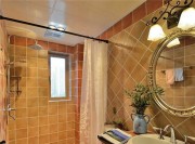 純凈幽雅的田園風格100平米二居室衛(wèi)生間裝修效果圖