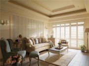 雅致的田園風(fēng)格140平米四居室客廳窗戶裝修效果圖 雅致的田園風(fēng)格140平米四居室客廳窗戶裝修效果圖
