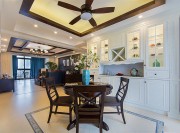 清新田園風(fēng)格140平米四居室餐廳裝修效果圖 清新田園風(fēng)格140平米四居室餐廳裝修效果圖