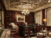 富麗堂皇的美式風(fēng)格200平米別墅餐廳背景墻裝修效果圖 富麗堂皇的美式風(fēng)格200平米別墅餐廳背景墻裝修效果圖