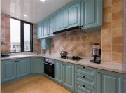 清新田園風(fēng)格140平米四居室廚房裝修效果圖 清新田園風(fēng)格140平米四居室廚房裝修效果圖