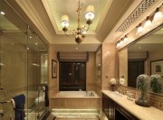 富麗堂皇的美式風(fēng)格200平米別墅衛(wèi)生間吊頂裝修效果圖 富麗堂皇的美式風(fēng)格200平米別墅衛(wèi)生間吊頂裝修效果圖