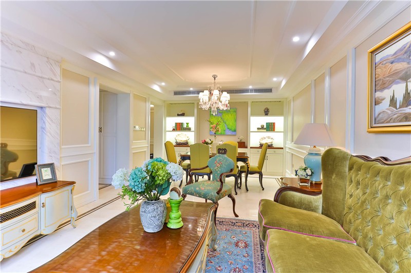 詩意的田園風(fēng)格140平米四居室裝修效果圖 詩意的田園風(fēng)格140平米四居室裝修效果圖