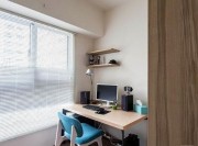 光亮日式風(fēng)格100平米三居室書房飄窗裝修效果圖 光亮日式風(fēng)格100平米三居室書房飄窗裝修效果圖