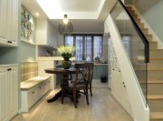 清新田園風(fēng)格110平米復(fù)式餐廳裝修效果圖 清新田園風(fēng)格110平米復(fù)式餐廳裝修效果圖