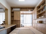 通透溫馨日式風(fēng)格90平米三居室書房壁櫥裝修效果圖 通透溫馨日式風(fēng)格90平米三居室書房壁櫥裝修效果圖