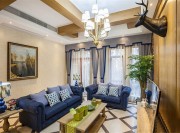 華麗的田園風(fēng)格150平米別墅客廳吊頂裝修效果圖 華麗的田園風(fēng)格150平米別墅客廳吊頂裝修效果圖