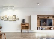 通透溫馨日式風(fēng)格90平米三居室客廳背景墻裝修效果圖 通透溫馨日式風(fēng)格90平米三居室客廳背景墻裝修效果圖