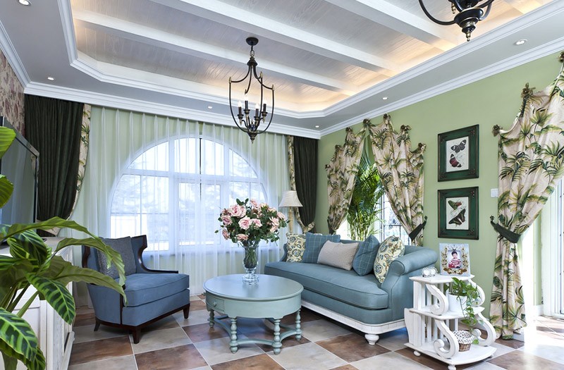 清新舒適的田園風(fēng)格150平米別墅裝修效果圖 清新舒適的田園風(fēng)格150平米別墅裝修效果圖