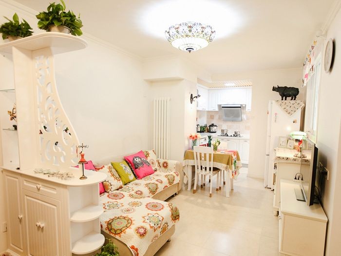 溫馨田園風(fēng)格50平米一居室裝修效果圖 溫馨田園風(fēng)格50平米一居室裝修效果圖