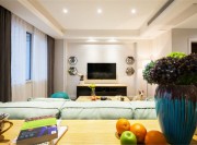 簡約田園風(fēng)格80平米小戶型客廳裝修效果圖 簡約田園風(fēng)格80平米小戶型客廳裝修效果圖