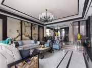 淡雅清新中式風(fēng)格100平米公寓客廳吊頂裝修效果圖 淡雅清新中式風(fēng)格100平米公寓客廳吊頂裝修效果圖