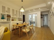 溫馨的北歐風格130平米三居室餐廳裝修效果圖 溫馨的北歐風格130平米三居室餐廳裝修效果圖