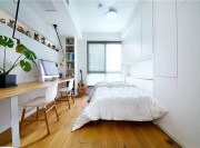 簡潔質(zhì)樸的北歐風格150平米四居室書房壁床裝修效果圖 簡潔質(zhì)樸的北歐風格150平米四居室書房壁床裝修效果圖