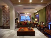 古典韻味中式風(fēng)格120平米復(fù)式loft客廳吊頂裝修效果圖 古典韻味中式風(fēng)格120平米復(fù)式loft客廳吊頂裝修效果圖