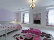 夢幻的北歐風格別墅臥室窗簾裝修效果圖 夢幻的北歐風格別墅臥室窗簾裝修效果圖