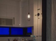 現(xiàn)代藝術新古典風格100平米復式loft廚房背景墻裝修效果圖