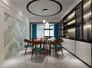 大氣簡約現(xiàn)代300平復式餐廳吊頂裝修效果圖 大氣簡約現(xiàn)代300平復式餐廳吊頂裝修效果圖