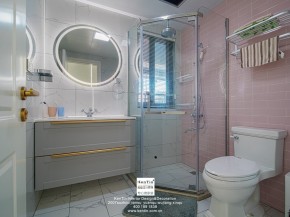 蘇胥灣現(xiàn)代輕奢風格二居室裝修實景案例