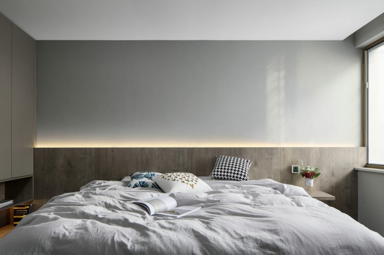 現(xiàn)代簡約風格一居室臥室裝修效果圖