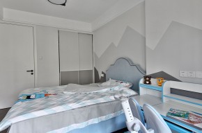 現(xiàn)代簡約風(fēng)格三居室臥室裝修效果圖