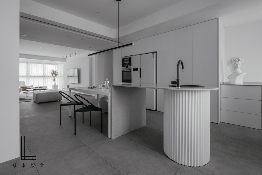 現(xiàn)代簡(jiǎn)約風(fēng)格三居室餐廳裝修效果圖