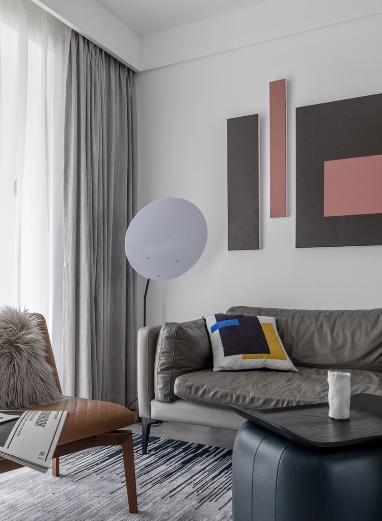 現(xiàn)代簡約風(fēng)格三居客廳室裝修效果圖