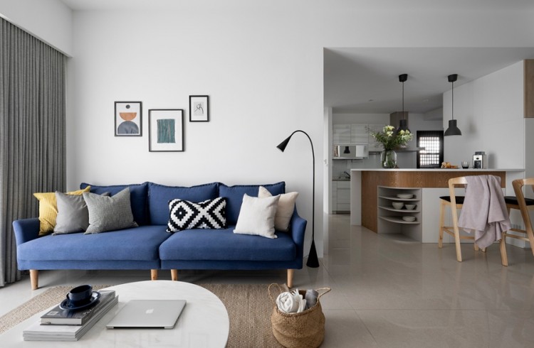 現(xiàn)代簡約風(fēng)格二居室客廳裝修效果圖