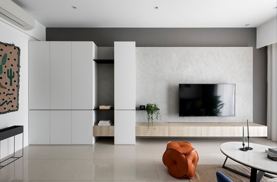 現(xiàn)代簡(jiǎn)約風(fēng)格二居室裝修效果圖