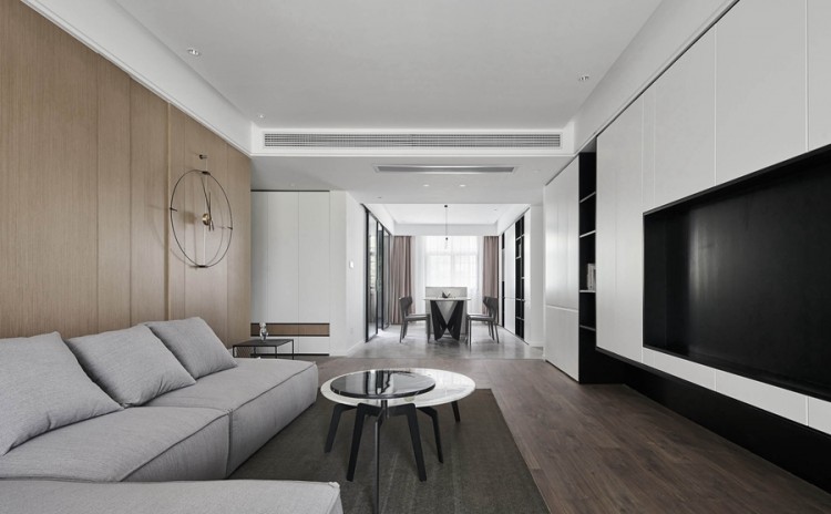 現(xiàn)代風格三居室客餐裝修效果圖