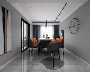 天之運現(xiàn)代簡約風(fēng)格四居室餐廳裝修效果圖